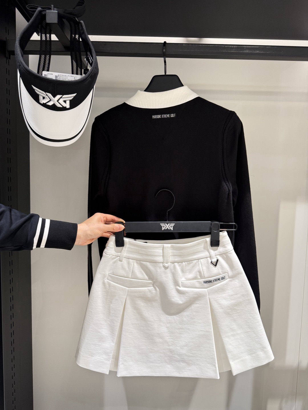 PXG 26 S/S 여성 플리츠 언발 스커트