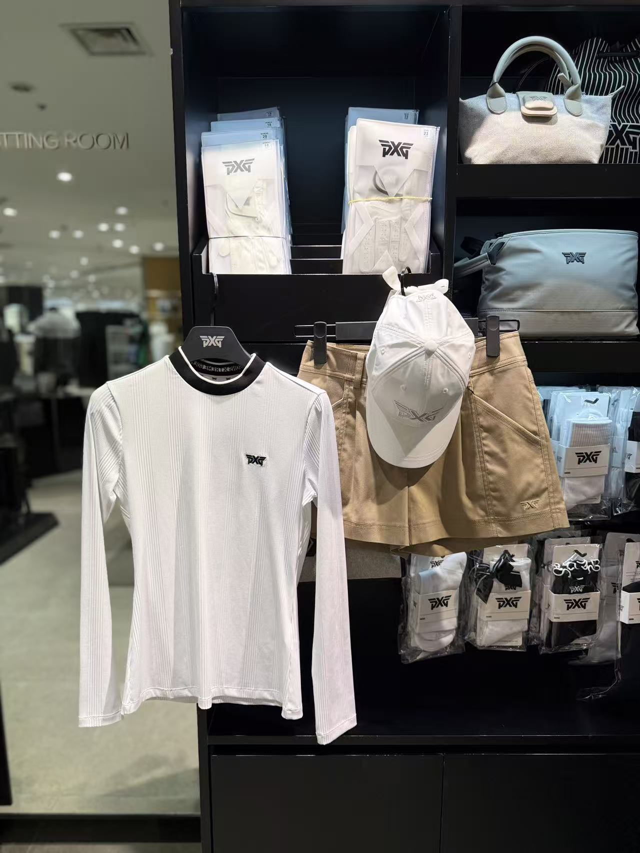 PXG 26 S/S 여성 하프넥 긴팔 티셔츠