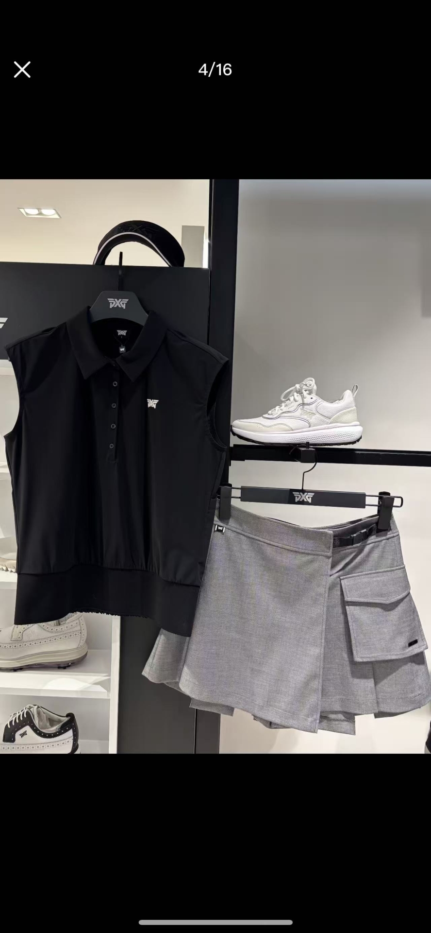 PXG 26 S/S 여성 민소매 카라티