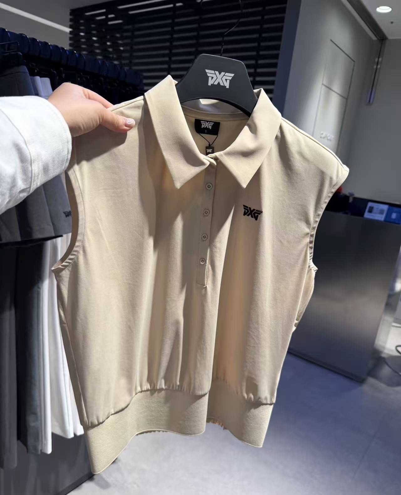 PXG 26 S/S 여성 민소매 카라티