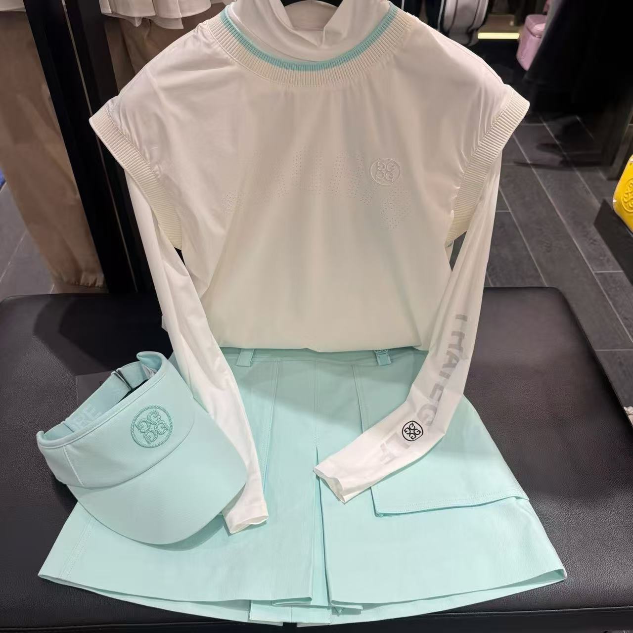 G/FORE 26 S/S 여성 민소매 라운드 티