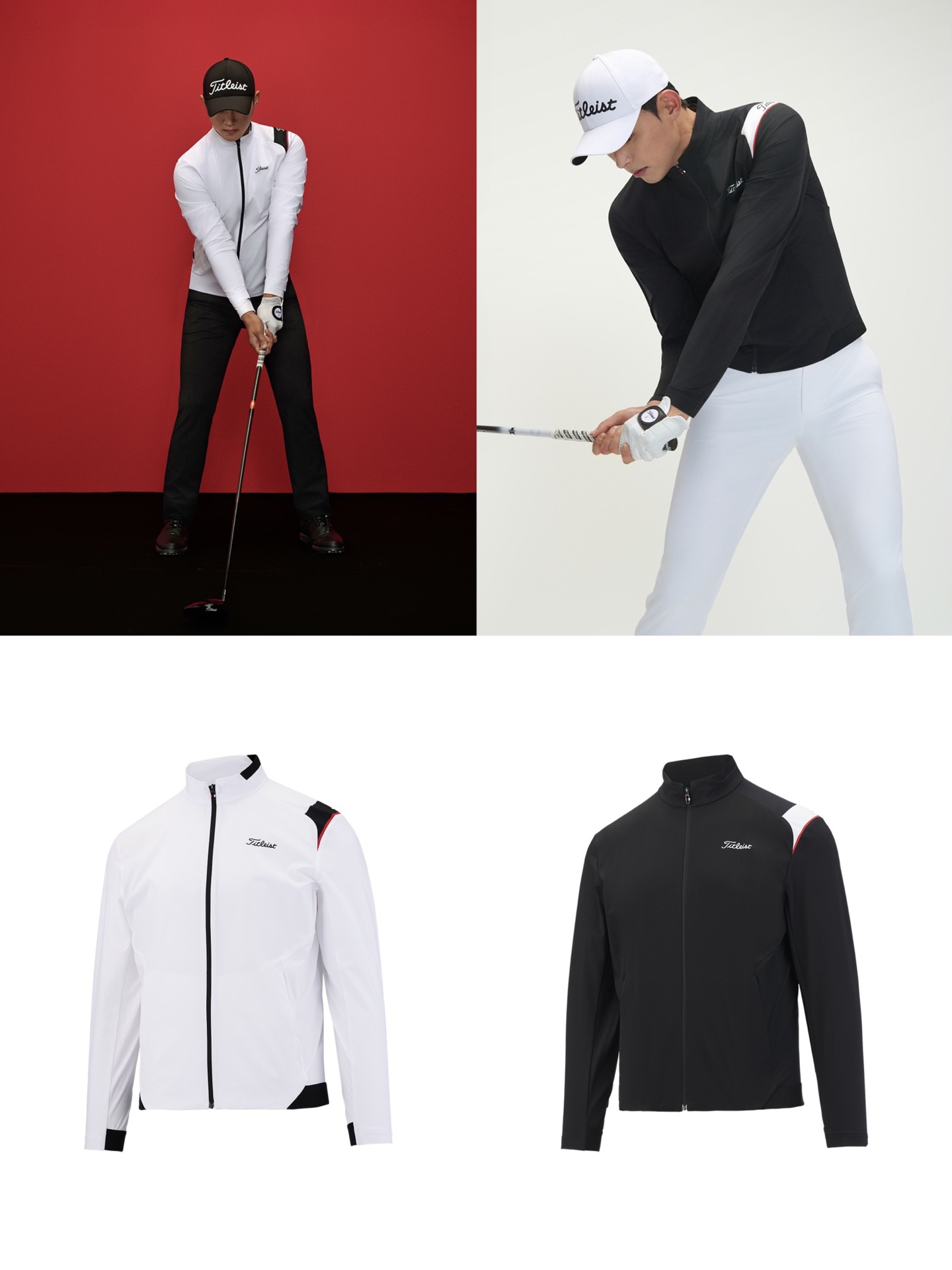 Titleist 남성 골프웨어 자외선 차단 재킷