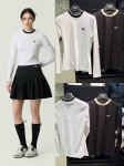 PXG 26 S/S 여성 하프넥 긴팔 티셔츠