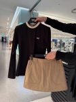 PXG 26 S/S 여성 하프넥 긴팔 티셔츠